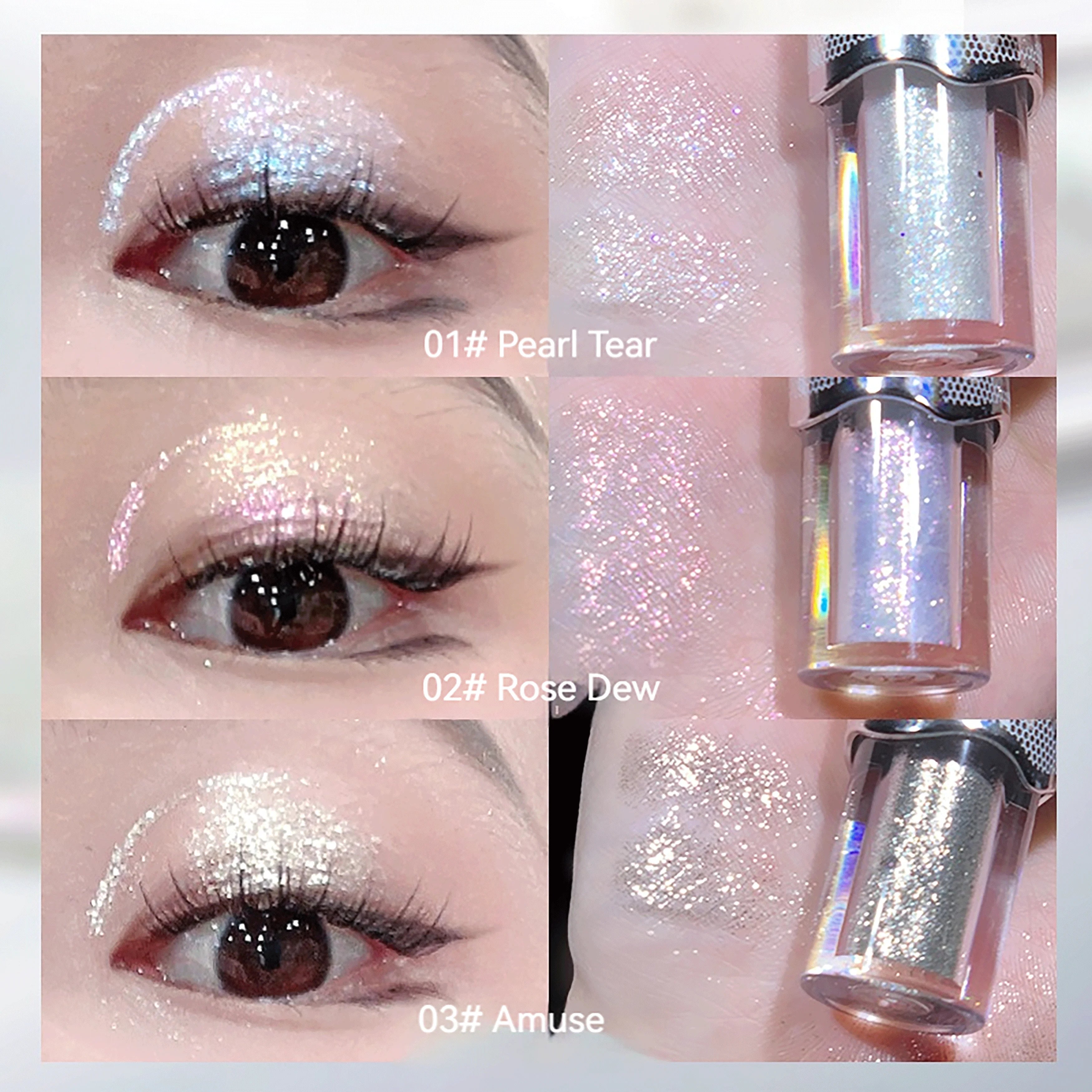 NOVO Fine Shimmer Liquid Highlighter, suitable for everyday wear, parties, Christmas and New Year celebrations.