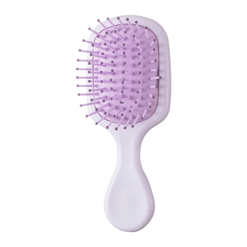 1pcs mini portable massage cute cartoon air cushion anti screw hair brush comb hair styling tool Special for real hair wigs