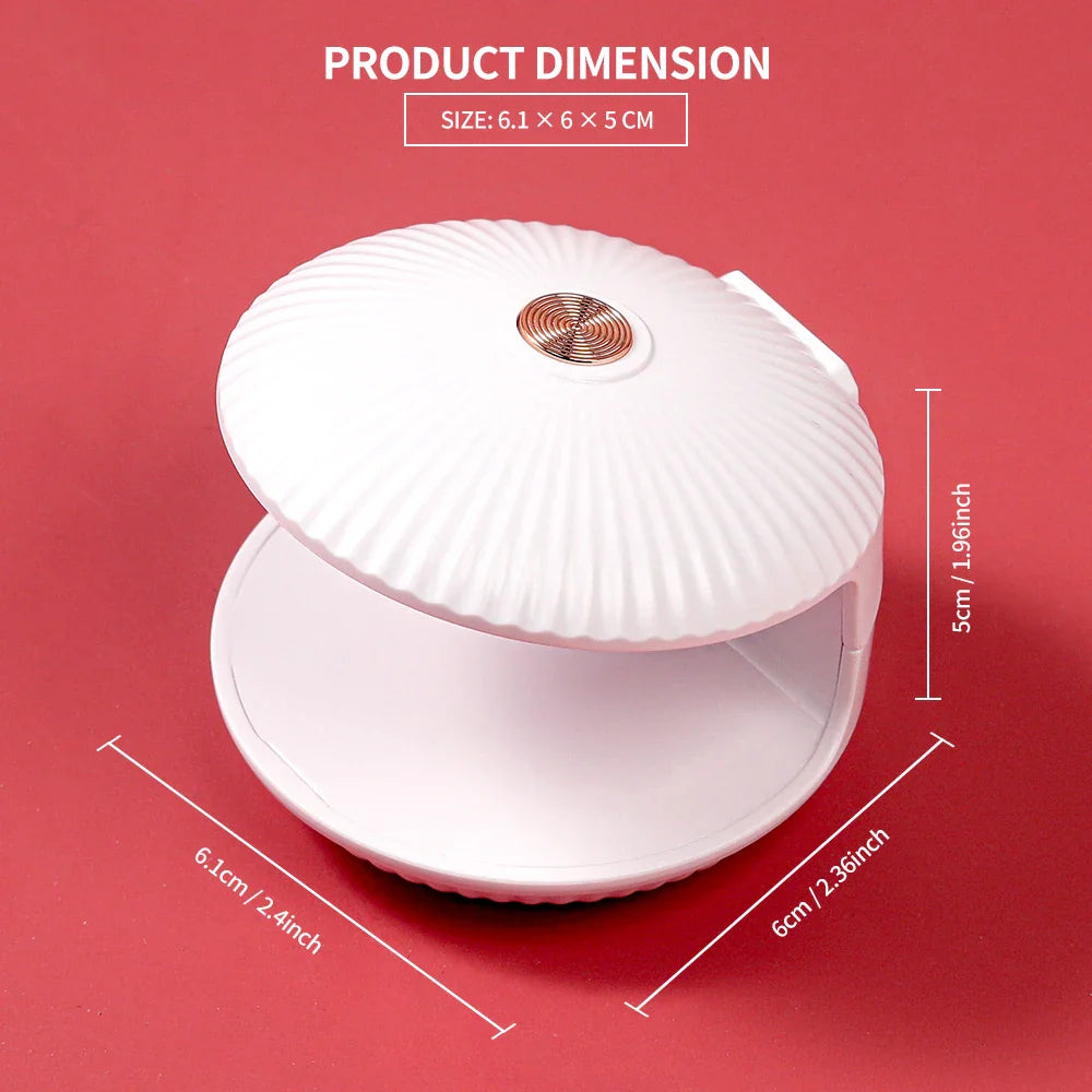 Mini Nail Dryer UV LED Lamp Machine Shell Single Finger Phototherapy Machine for Nails UV Gel Polish Quick Drying Manicure Tools