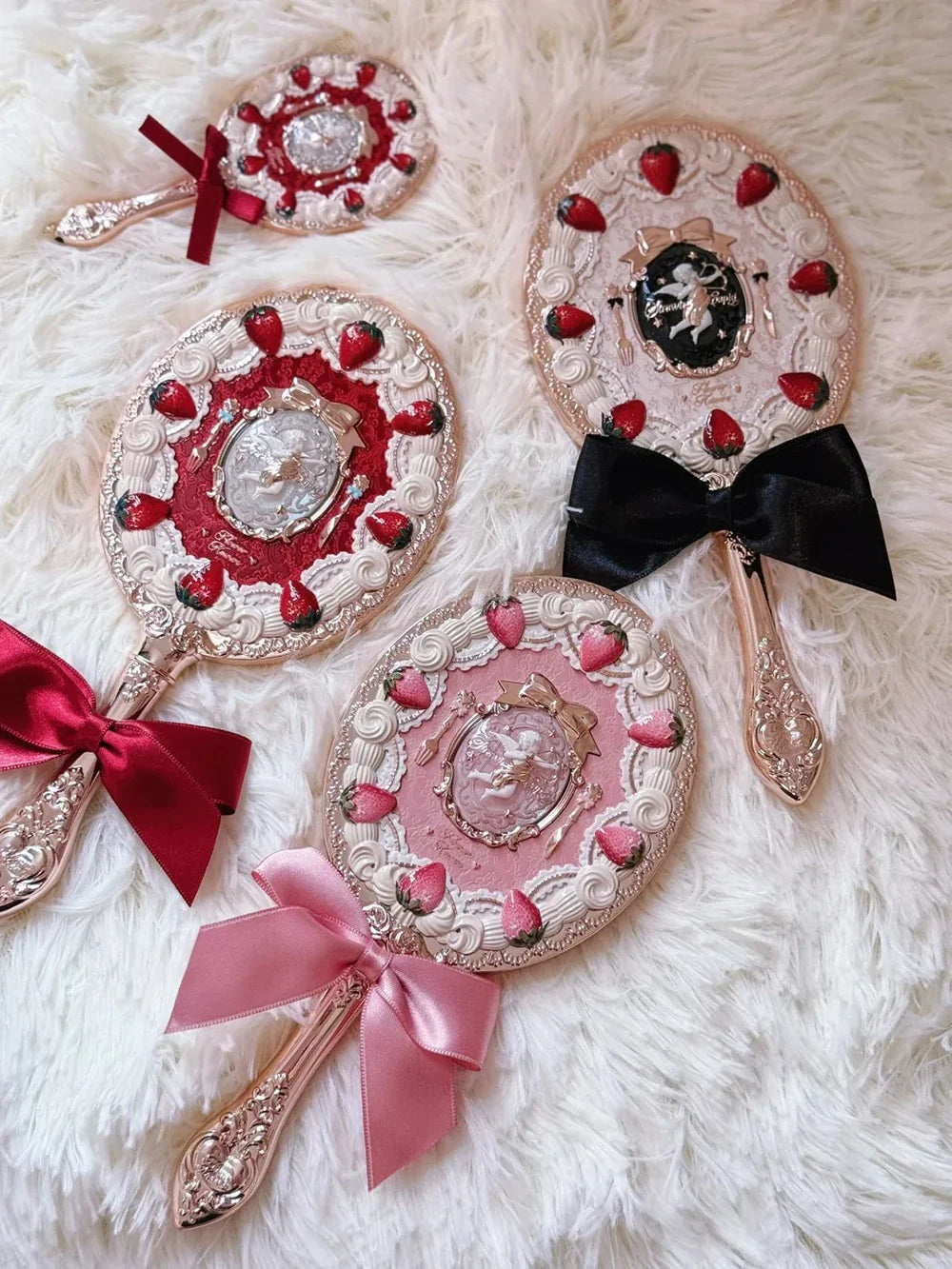 Flower Knows Stay Sweet 8 Pc Full Face Makeup Set Eyeshadow Blush Contour Lip Cream Hydrating Soft Matte Pigment Glowy Kit