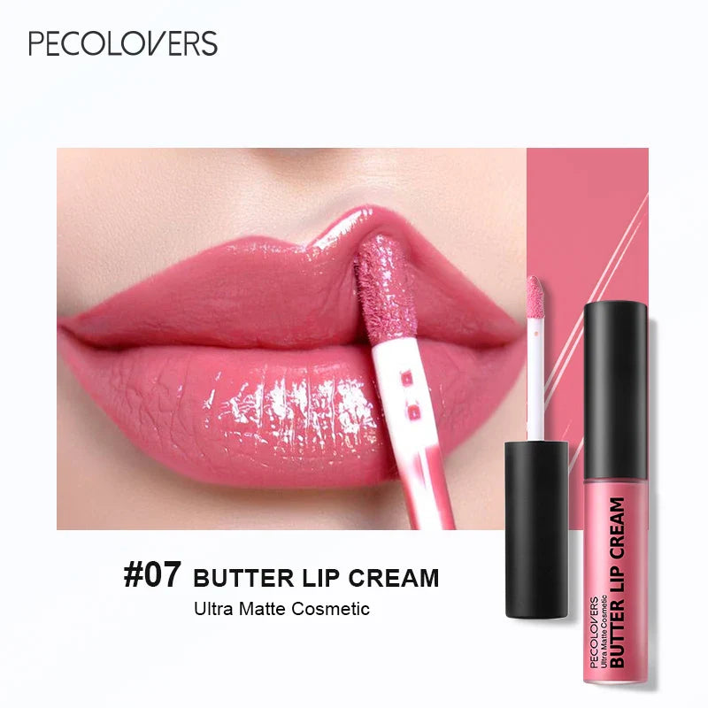 1PC Waterproof Liquid Lipstick 21 Color Vitamin E Makeup Sets Lip Glosses Lip Plumpers