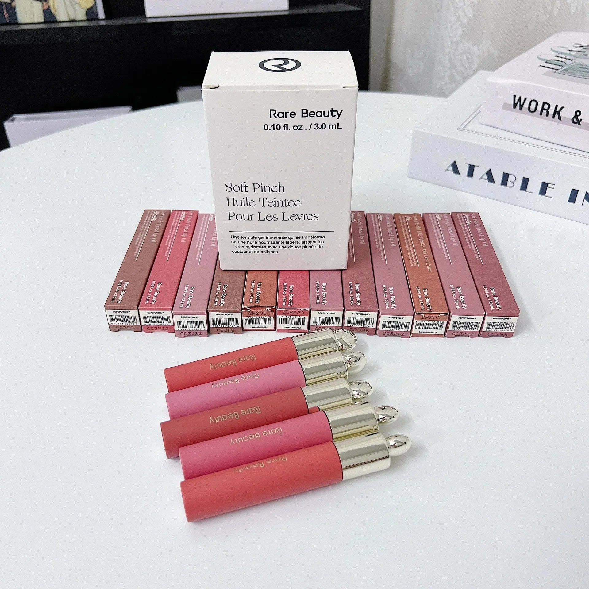 Rare Beauty Silky Velvet Lip Gloss Soft Pinch Tinted Lip Oil Long-lasting the Complexion Happy Hope Wonder With Box Makeup Lip