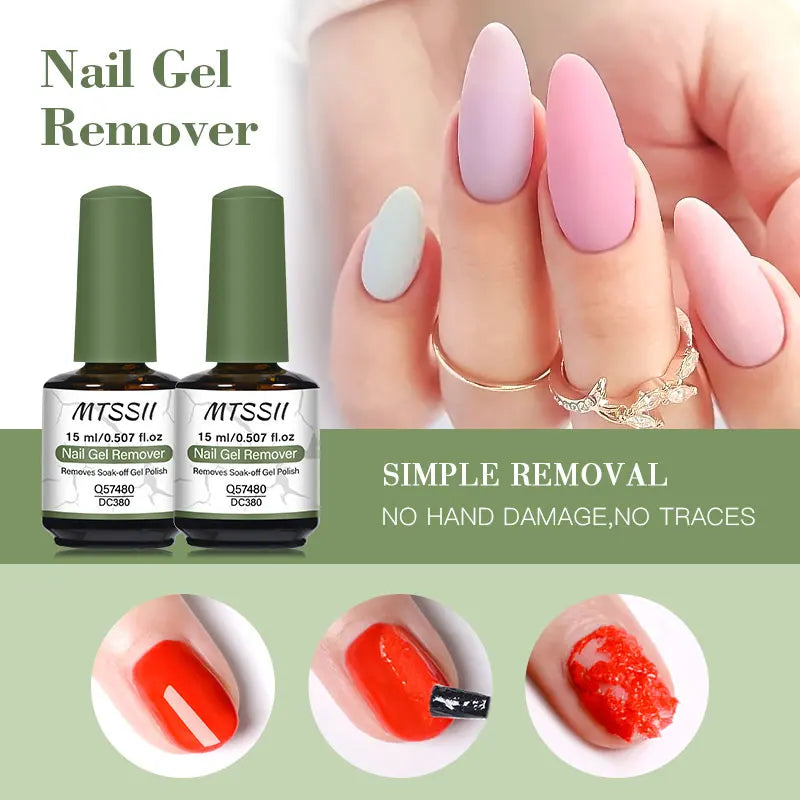 15ml Magic Remover Nail Gel Polish Remover UV Gel Polish Delete Magic Burst Nail Gel Remover Semi Permanent Polish Varnish