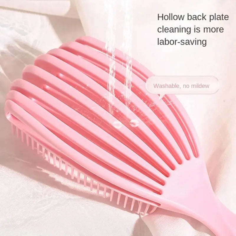 Hair Brush Octopus Hairbrush Pink Massage Detangler Brush For Curly Hair Thick Hair Care Hairbrush Styling Tools