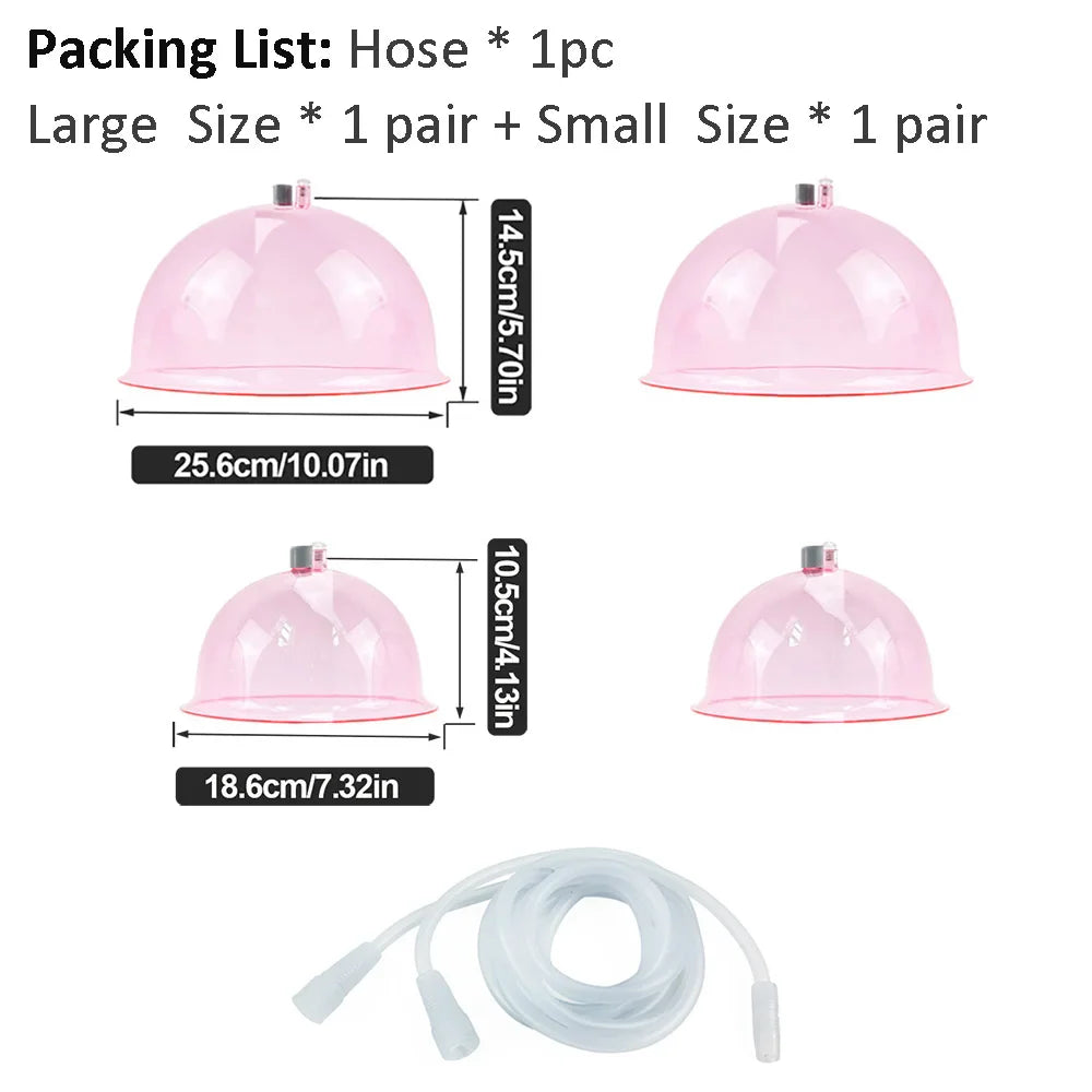 Suction Buttocks Lifting Cups Vacuum Butt Lift Improve Flat Sagging Buttocks Hip Plumping Jar