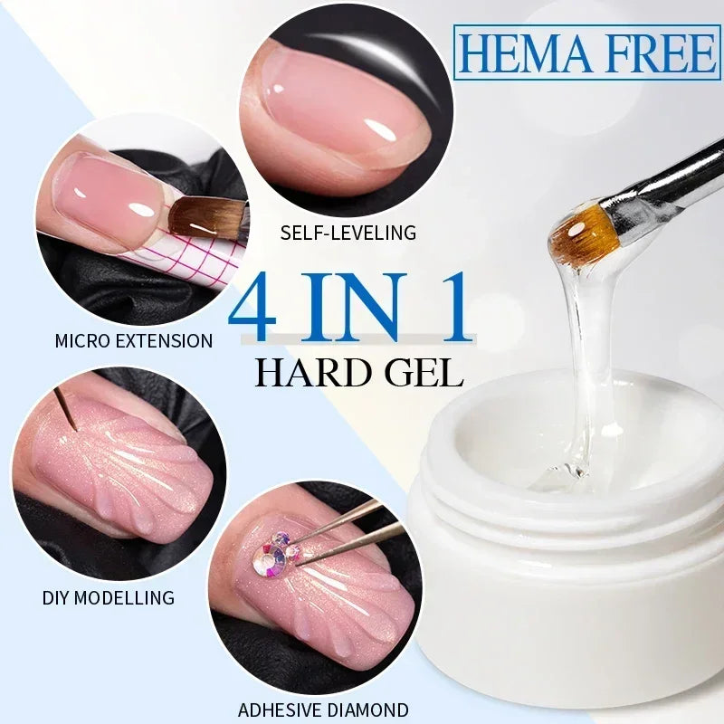 PUENTE 15ML Vitamin E Base Coat Gel Nail Polish For Soft Thin Breaking Nails Strengthen Soak Off UV Gel Varnish For Nail Care