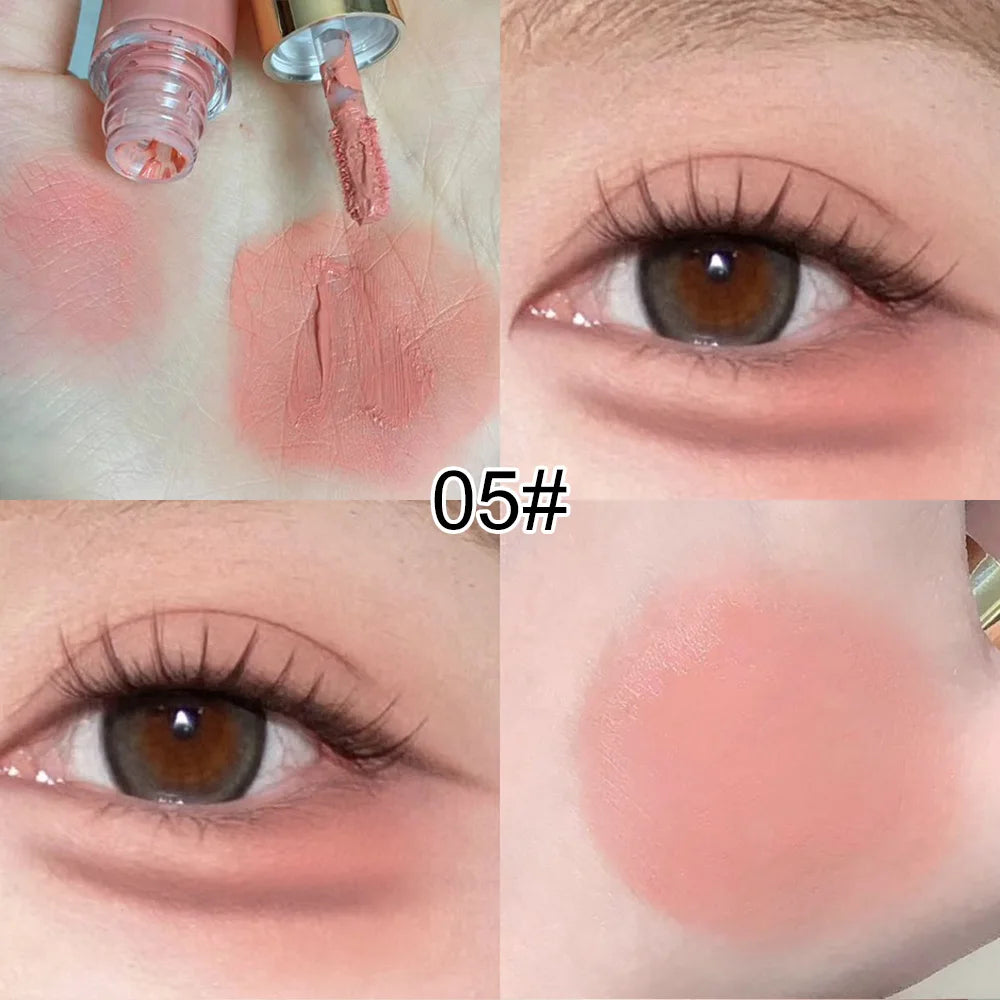 Kakashow Mist Eyeshadow Liquid Matte Pearlescent Shimmer Brightens Earth-colored Liquid Eyeshadow, Complete Eyemakeup in 3 Min