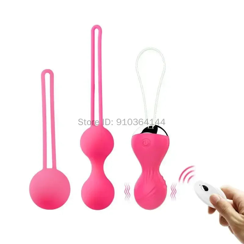 Silicone Smart Ball Vibrating Kegel Balls Private Care Vagina Tighten Exercise Machine Vaginal Geisha Ball Sex Toys for Women 18