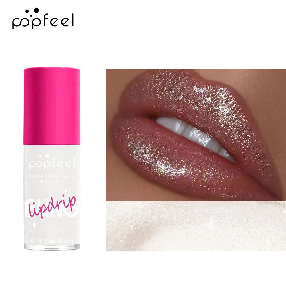 POPFEEL All In One Makeup Kit Eyeshadow Powder Lipgloss Lipoil,Valentine's Day Gift for Girls Women
