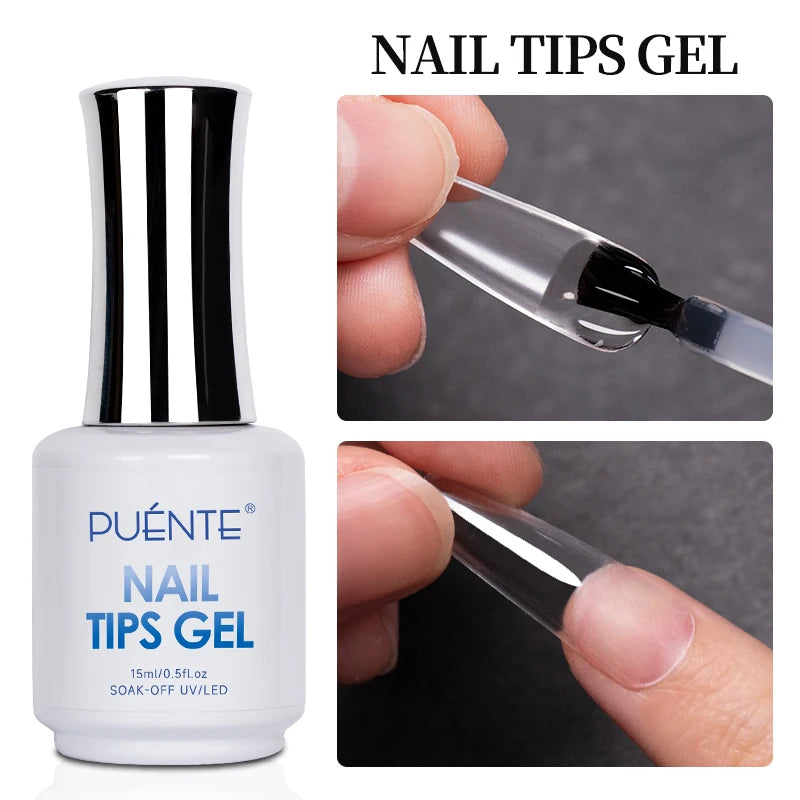 15ML 4 in 1 Builder Nail Gel For Quick Extension Nail Reinforcement Construction UV Gel Polish Semi-permanent Nail Art Varnish