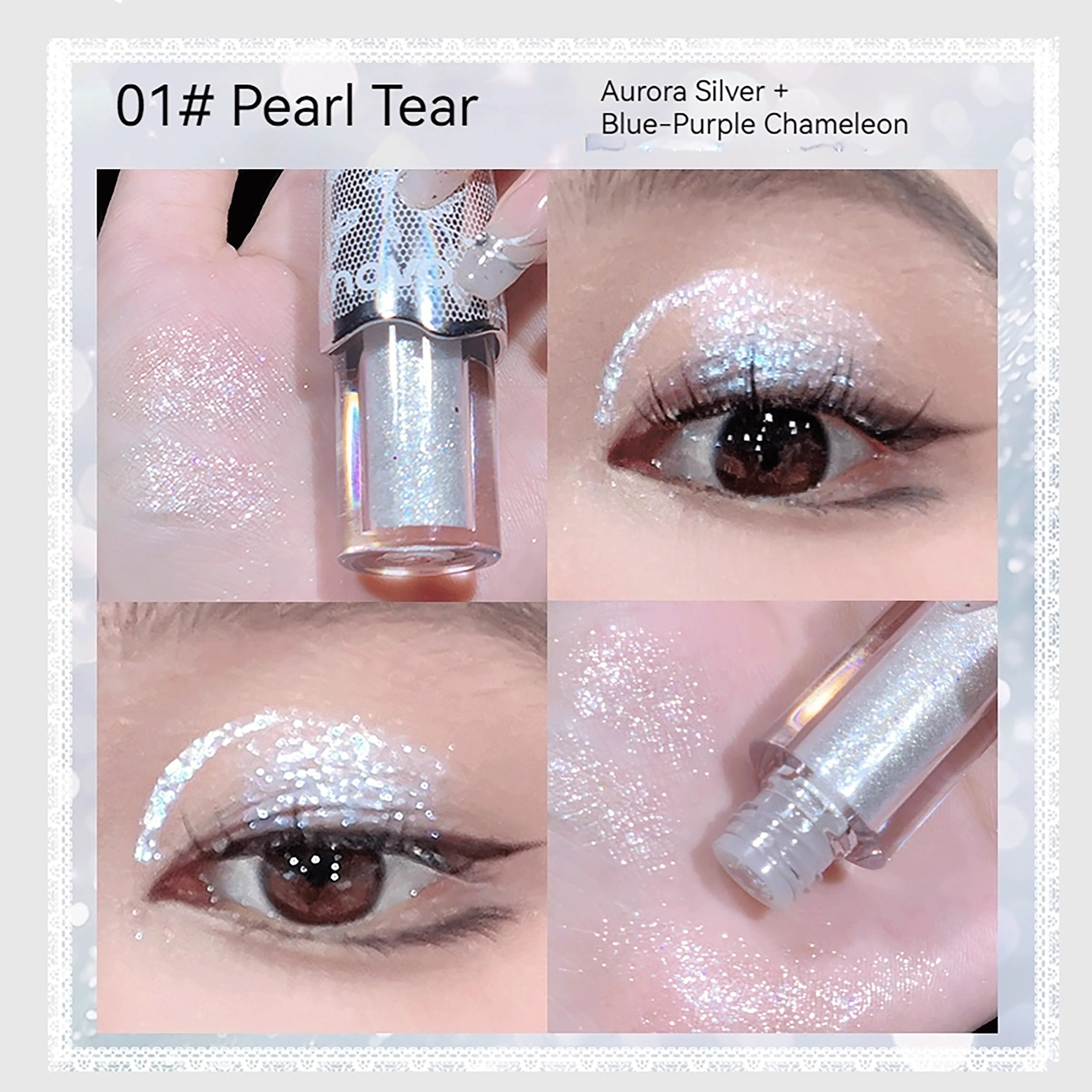 NOVO Fine Shimmer Liquid Highlighter, suitable for everyday wear, parties, Christmas and New Year celebrations.
