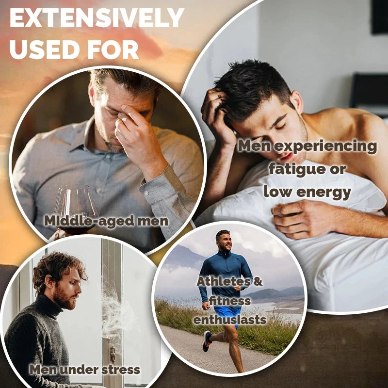 Organic Black Maca -60 Tablets 100% Pure Non-GMo Supports Reproductive Health Natural Energizer Stamina Performance Enhancer