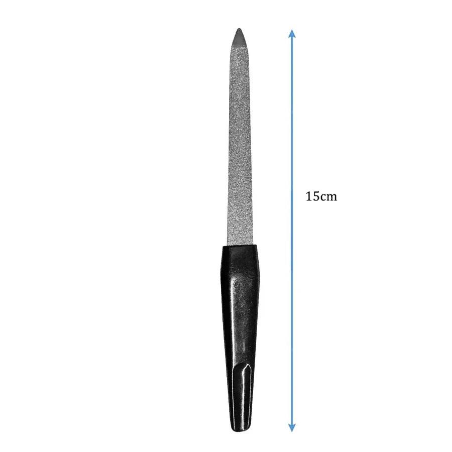 10pcs DIY Nail Art Professional Nail File Metal Nail File Double Sided High Quality Nail File Manicure Pedicure Beauty Tools
