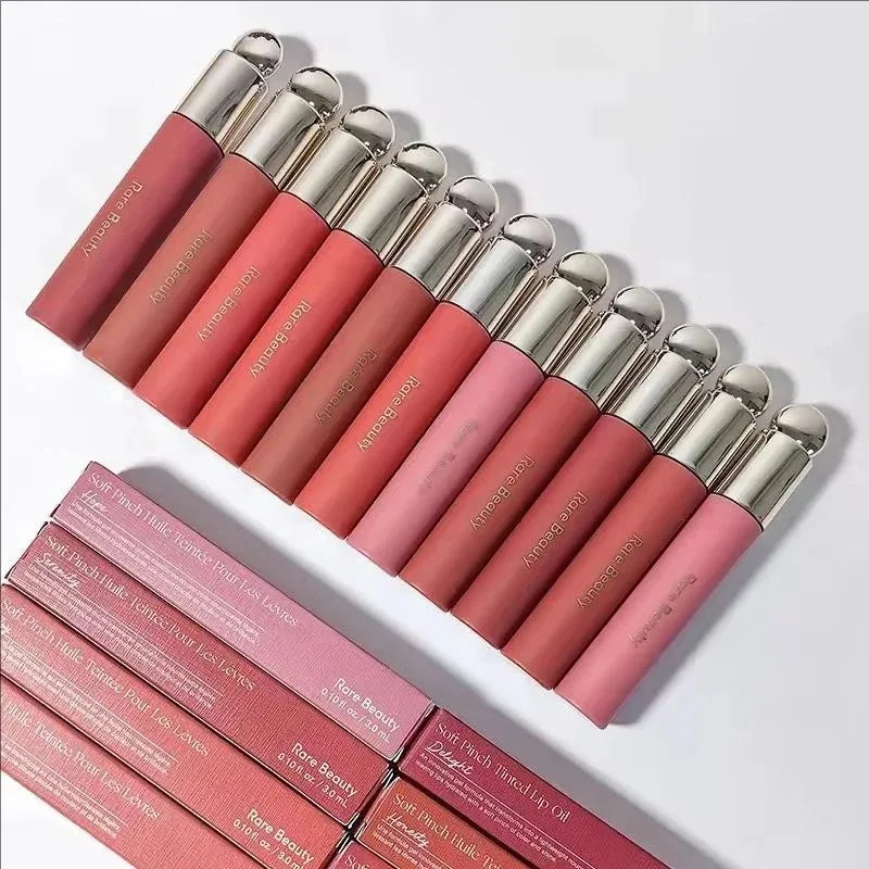 Rare Beauty Silky Velvet Lip Gloss Soft Pinch Tinted Lip Oil Long-lasting the Complexion Happy Hope Wonder With Box Makeup Lip
