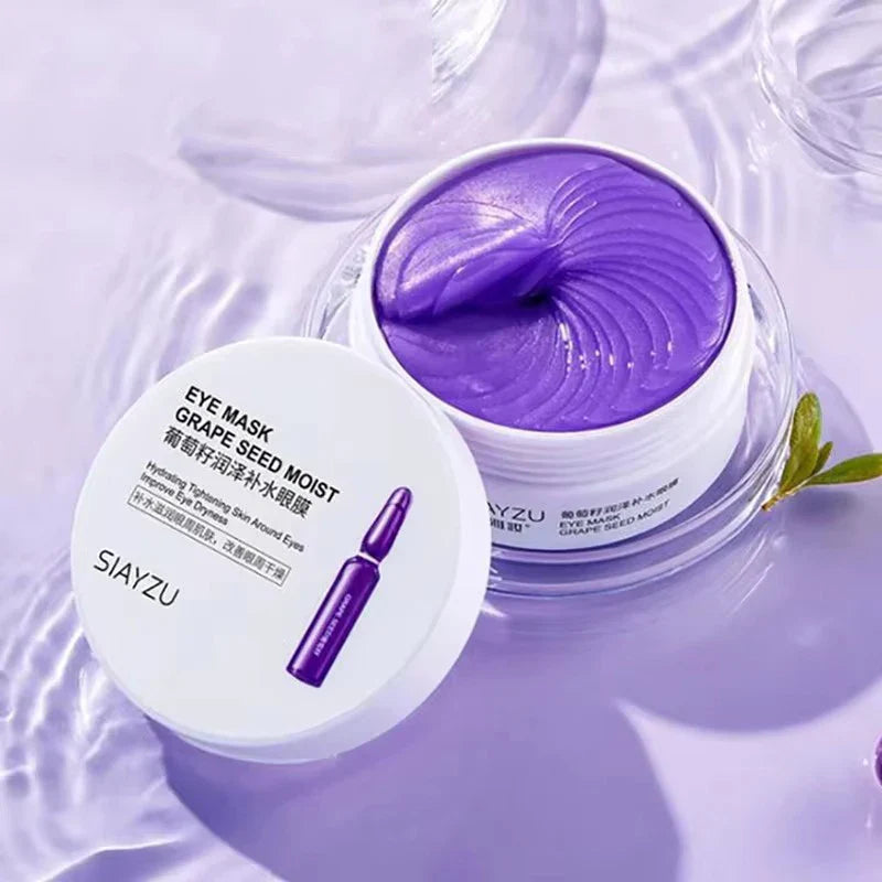 Grape Anti-aging Moisturizing Collagen Eye Mask Anti Dark Circles Dry Eyes Masks Beauty Skin Care Eye Patches 60Pcs