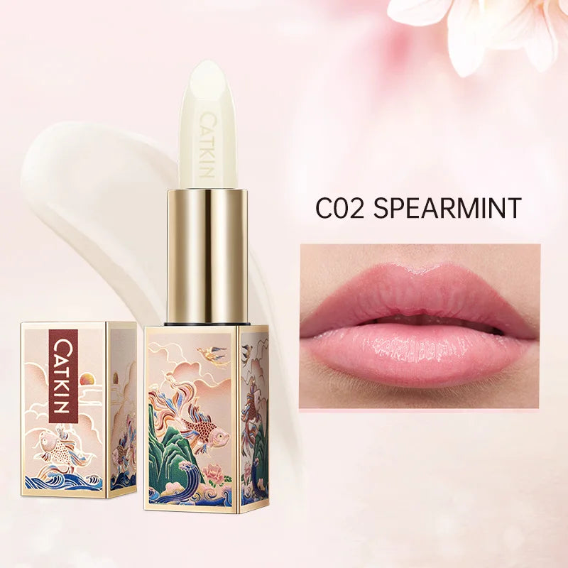 CATKIN Lip Balm – Moisturizing, Repairing Lip Skin, Pink Transparent Soothing Treatment for Soft & Healthy Lips