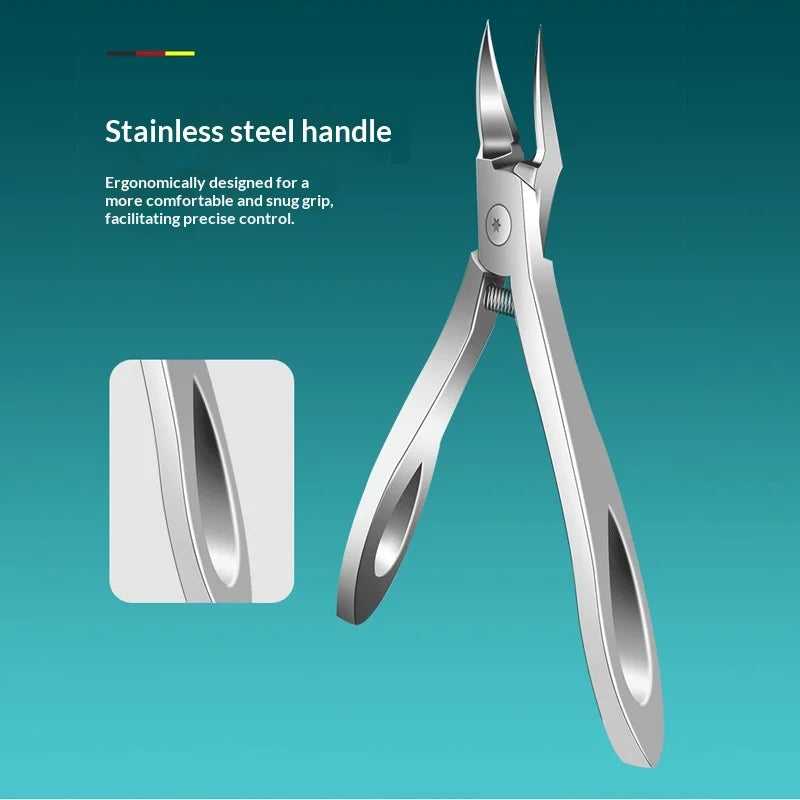Toe Nail Clipper For Ingrown Or Thick Hard Toenails Trimmer Professional Toenail Nipper Cutter Arc Blade Manicure Scissor Tools