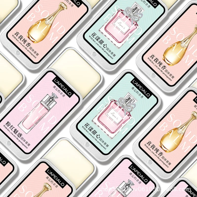 Woman Body Pheromone Perfume Solid Balm Long Lasting Fragranc Light Fragranc Portable Solid Perfume Balm