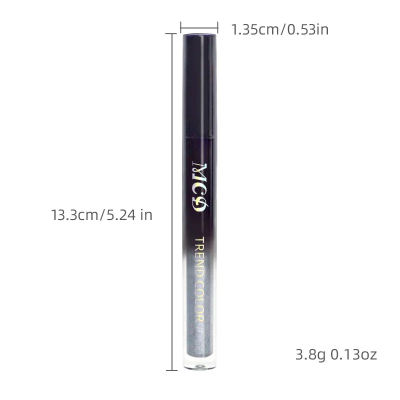 13-Shade Waterproof Liquid Eyeshadow Palette - High Shine Long-Lasting & Smudge-Proof Makeup Set for Glamourous Looks glitter