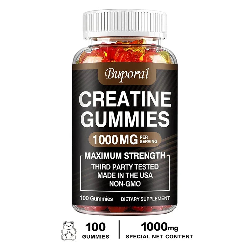 Creatine Monohydrate Gummies - Boost Energy, Build Muscle Mass, and Improve Athletic Performance