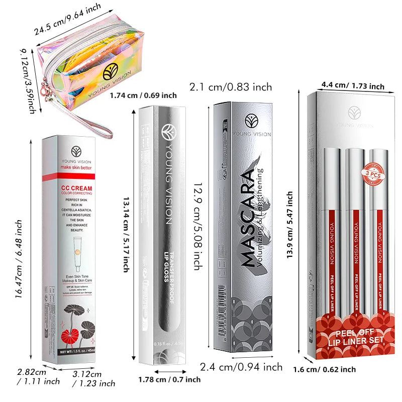 1PC/2PCS 45ml Brightening CC Cream Centella Asiatica Repairing BB Cream Natural Concealing Whitening Foundation Liquid Cosmetics