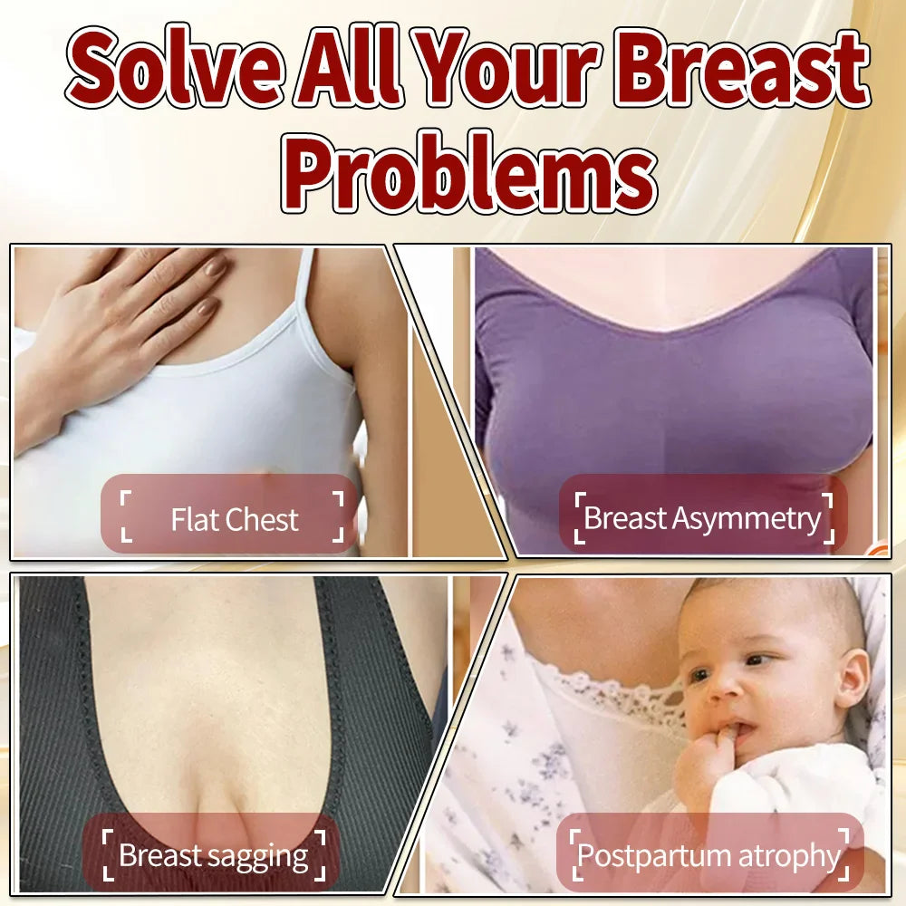 Fast Breast Growth Enlargement Cream Chest Lift Firm Enhancer Care Oil Butt Breast Plump Growth Massage Boobs Bigger Body Care