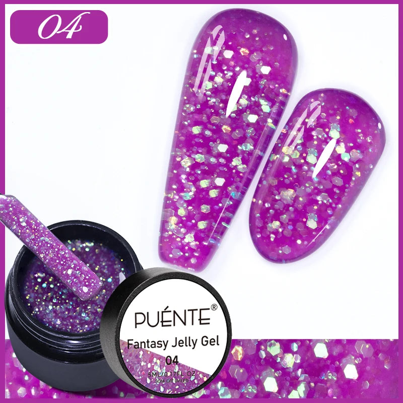 PUENTE 15ML Vitamin E Base Coat Gel Nail Polish For Soft Thin Breaking Nails Strengthen Soak Off UV Gel Varnish For Nail Care
