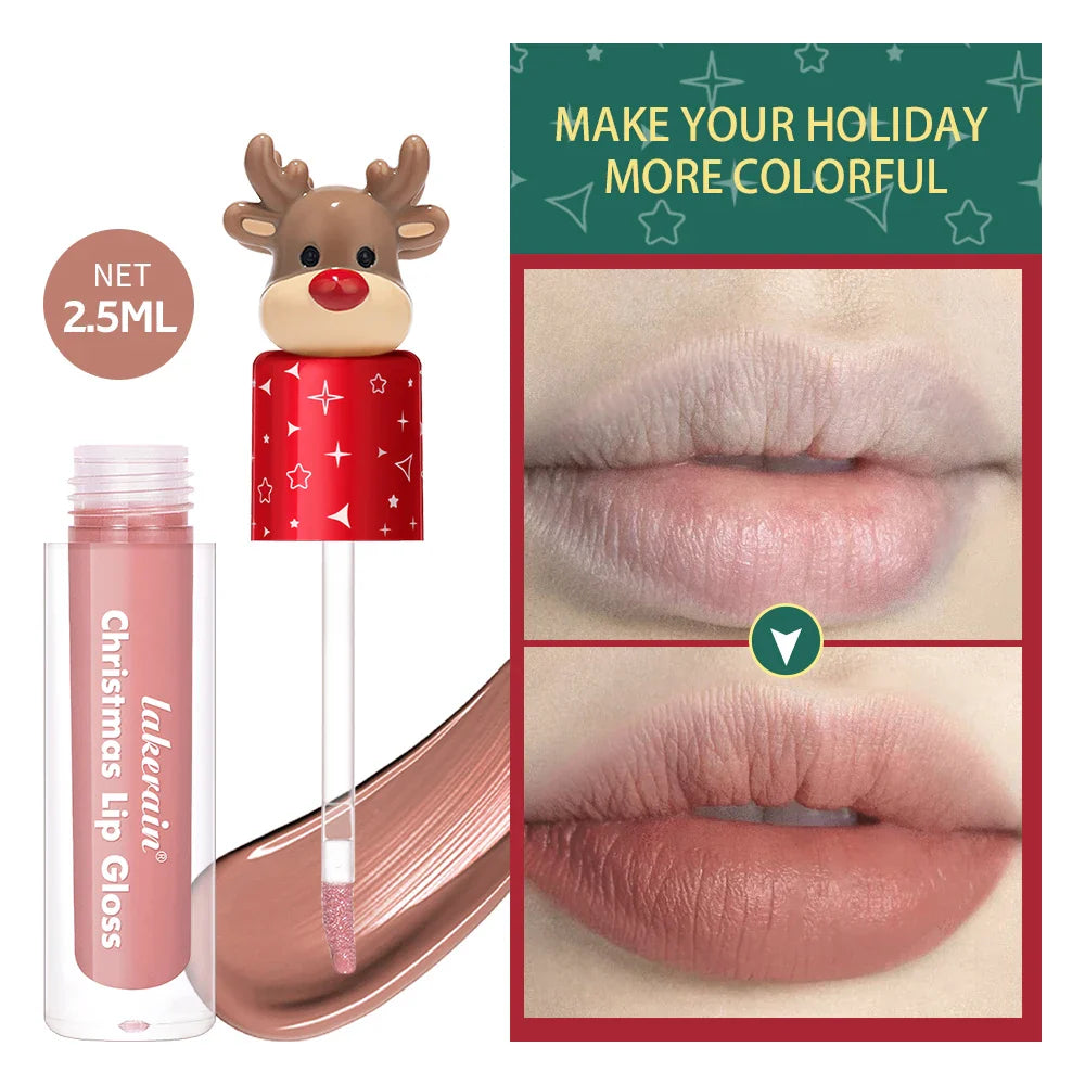 Christmas gift box Velvet Matte Lip Gloss Set 6 Pack Lip Tint Lip Stain Long Lasting Waterproof Cosmetic women's gift