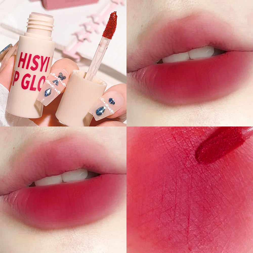 6 Colors Matte Velvet Lip Glaze, Natural Long-Lasting Highly Pigmented Lipstick, Portable Matte Finish Universal Lip Glaze Makeup