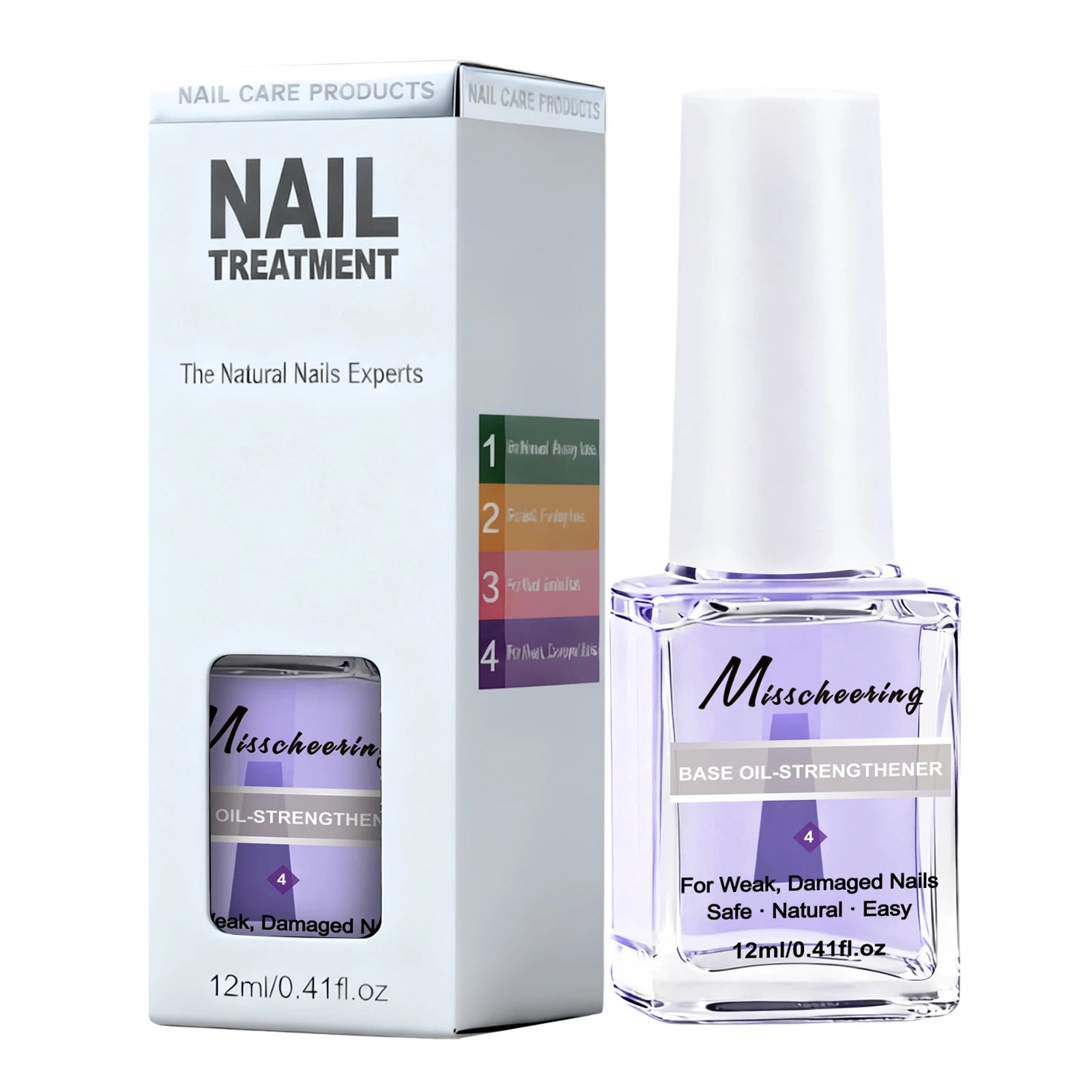 12ml Base Oil Strengthener Restore Hardener Clear Nail Polish Base Coat Fast Dry Strong Repair Nail Art Treatment