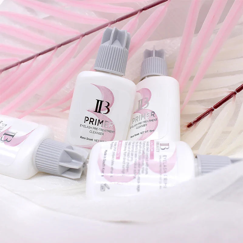 IBeauty Eyelash Primer Coconut Banana Rose Alcohol Free 15ml For False Eyelashes Extension Clear Glue Adhesive Korea Tools