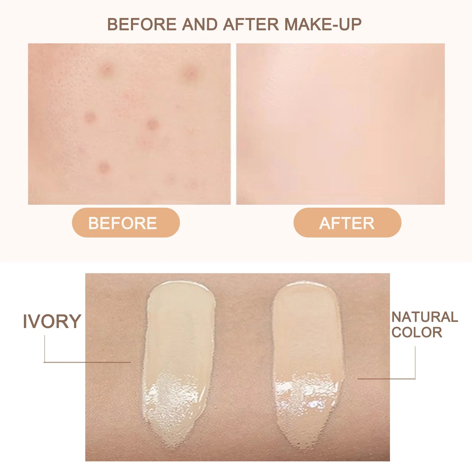 Mushroom Head Magic Air Cushion BB Cream Foundation Waterproof Foundation Base Concealer Cream Women Korean Makeup Product