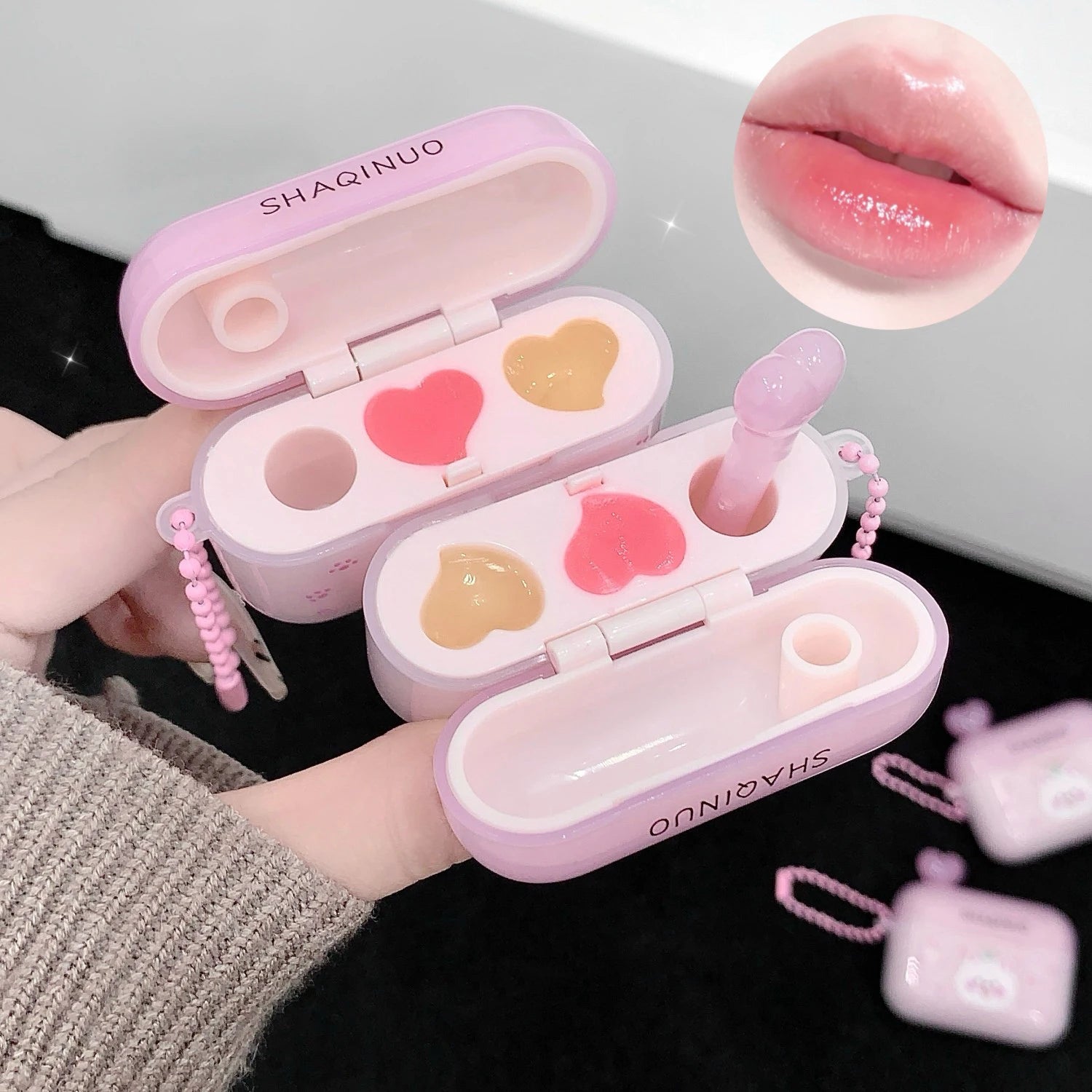 Moisturizing Lip Balm Hydrating Lip Mask Clear Plumping Korean Lips Care Makeup Transparent Jelly Crystal Mirror Solid Lip Gloss