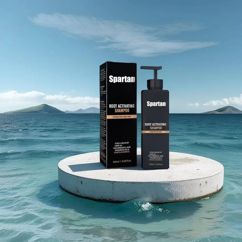 Spartan Root Activator Shampoo Ginger Root Hair Care Dandruff Control Anti Hair Loss Hair Regrowth Fluffy Strengthens Shampoo
