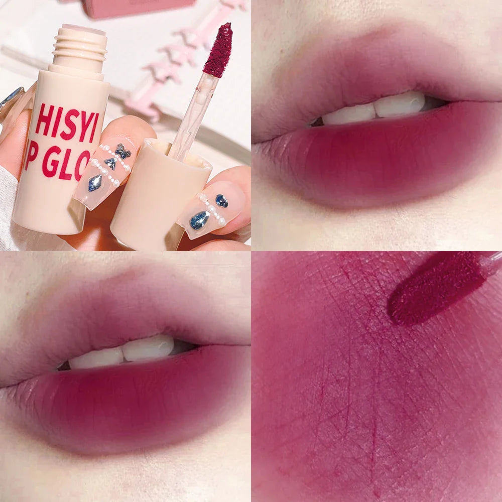 6 Colors Matte Velvet Lip Glaze, Natural Long-Lasting Highly Pigmented Lipstick, Portable Matte Finish Universal Lip Glaze Makeup