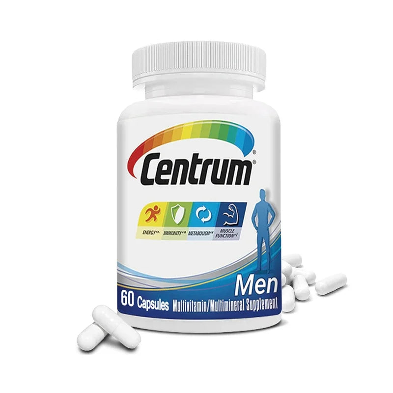 Centrum Men's Multivitamin/Multimineral Supplement with Vitamin D3, B Vitamins & Antioxidants, Gluten-Free, Non-GMO