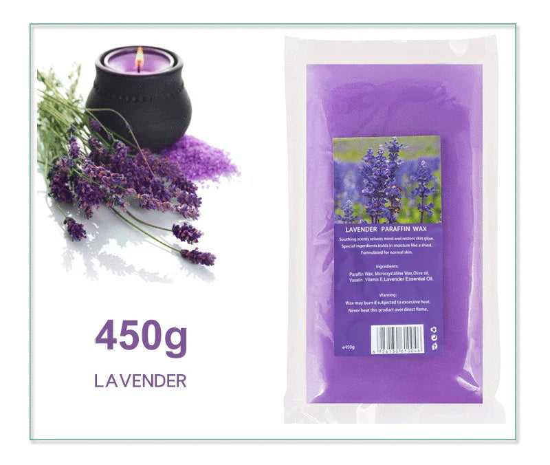 200g/450g Paraffin Wax Hand and Foot Care Beauty Wax For Wax Heater Machine SPA Moisturizing Hand Soft Wax For Bikini Body
