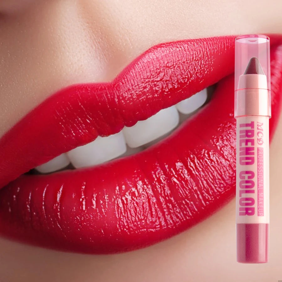 Moisturizing 12 Color Lipliner Pen Waterproof Plumping Stain Lipstick Natural Nude Pink Lip Liner Outline Lips Contour Makeup Fo