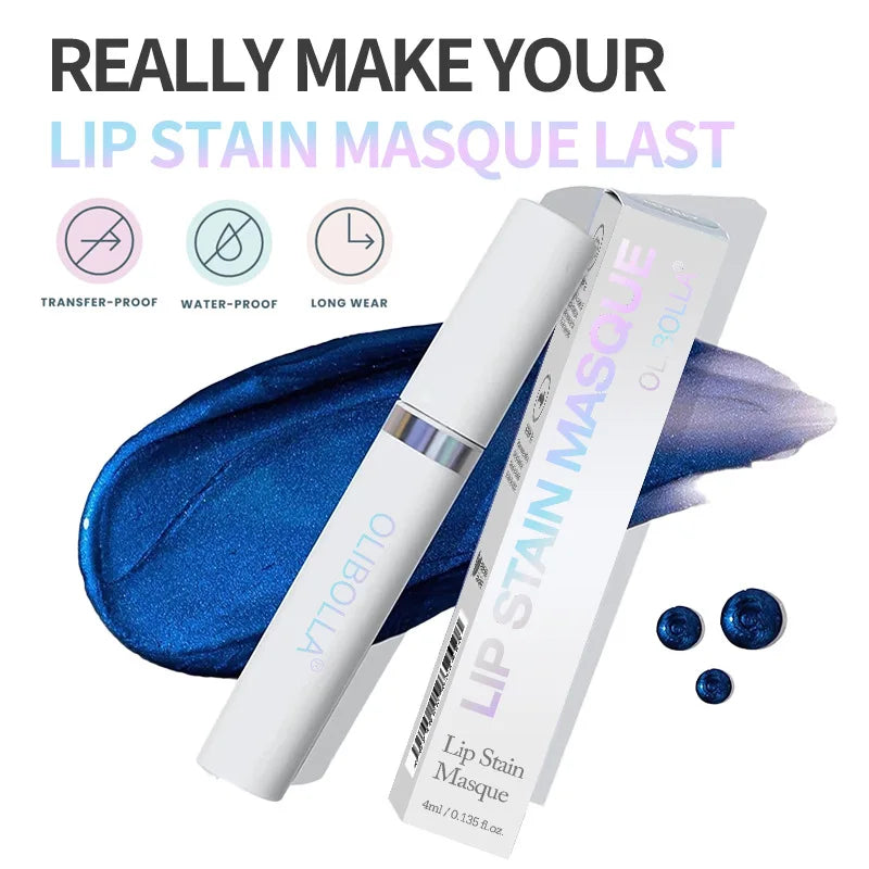 Lip Stain Peel Off Long Lasting Waterproof Pink Lip Tint Transfer Proof Non Stick Cup Natural Women Cosmetics Makeup 7 colors