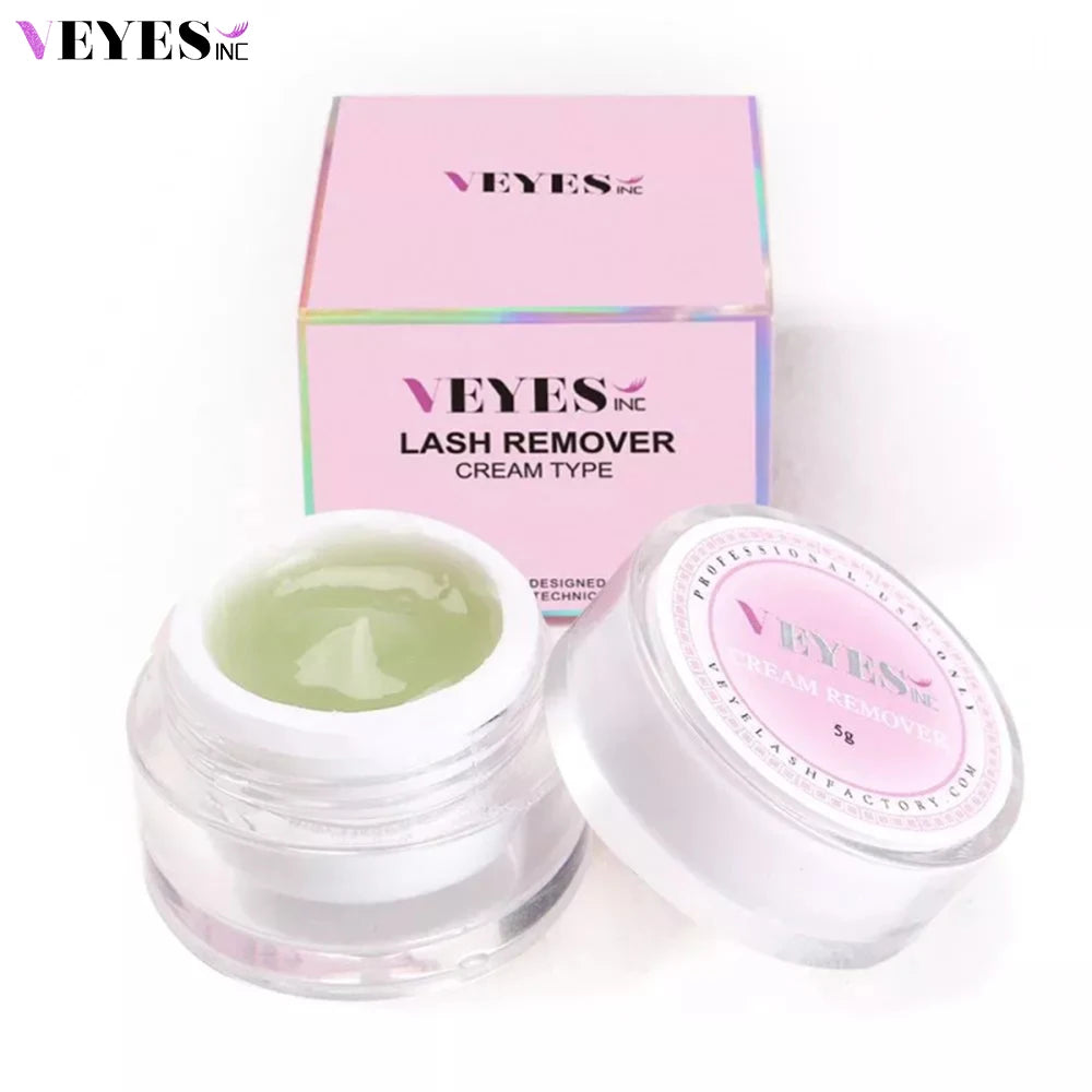 Veyes Inc Eyelash Extensions Cream Remover Veyelash Aloe Ingredients Eyelashes Glue Remover soft Gentle Remover For Makeup