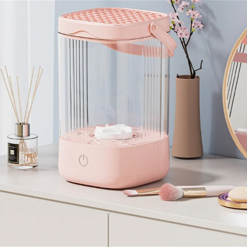 USB Plug 3 In 1 Electric Makeup Brush Cleaner Rechargeable Makeup Brushes Cleaning Tool Automatic Makeup Brush Cleaning Device