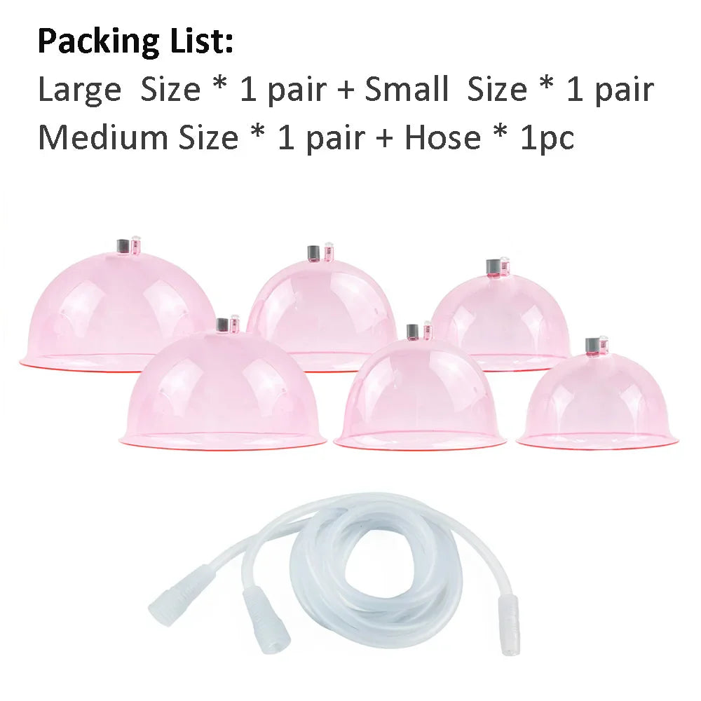 Suction Buttocks Lifting Cups Vacuum Butt Lift Improve Flat Sagging Buttocks Hip Plumping Jar