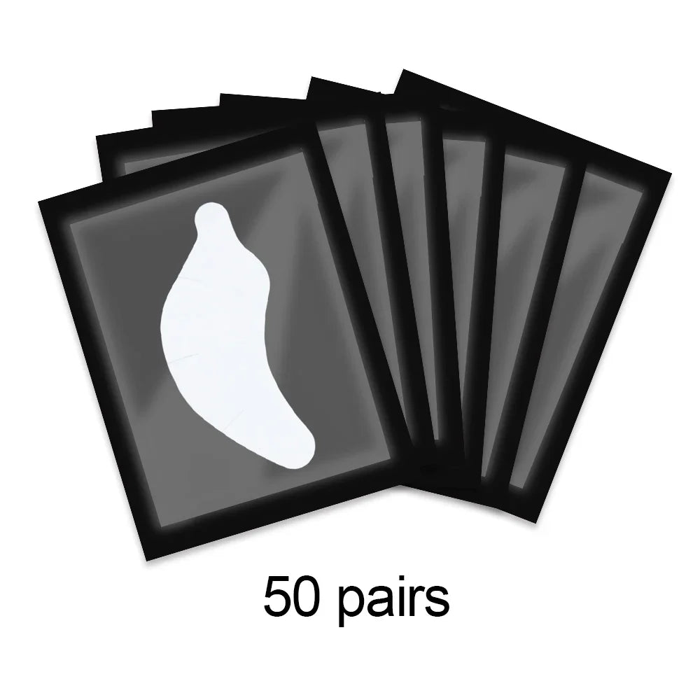 50 Pairs Eyelash Extension Patch Hydrogel Patches Gel Pad Makeup Lash Lift Tools Under Eye Patch Pads for Eyelash Extension