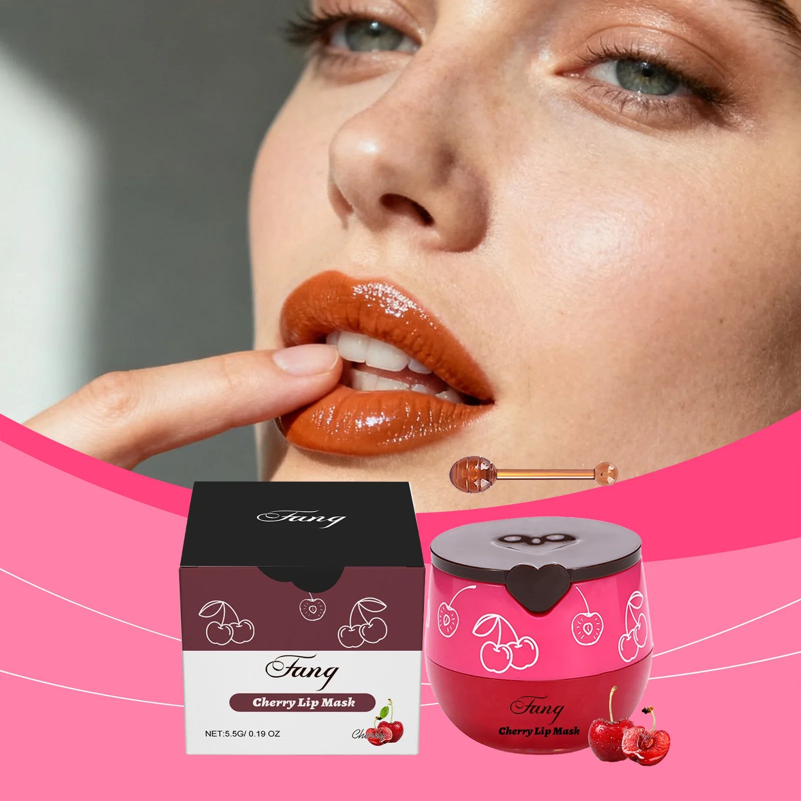 Improved Lip Dullness Lip Mask Moisturizing and Nourishing Caring for Lip Skin Softening Reducing Lip Lines and Plumping Lip