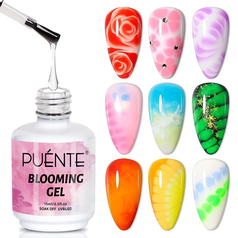 PUENTE 15ML Vitamin E Base Coat Gel Nail Polish For Soft Thin Breaking Nails Strengthen Soak Off UV Gel Varnish For Nail Care