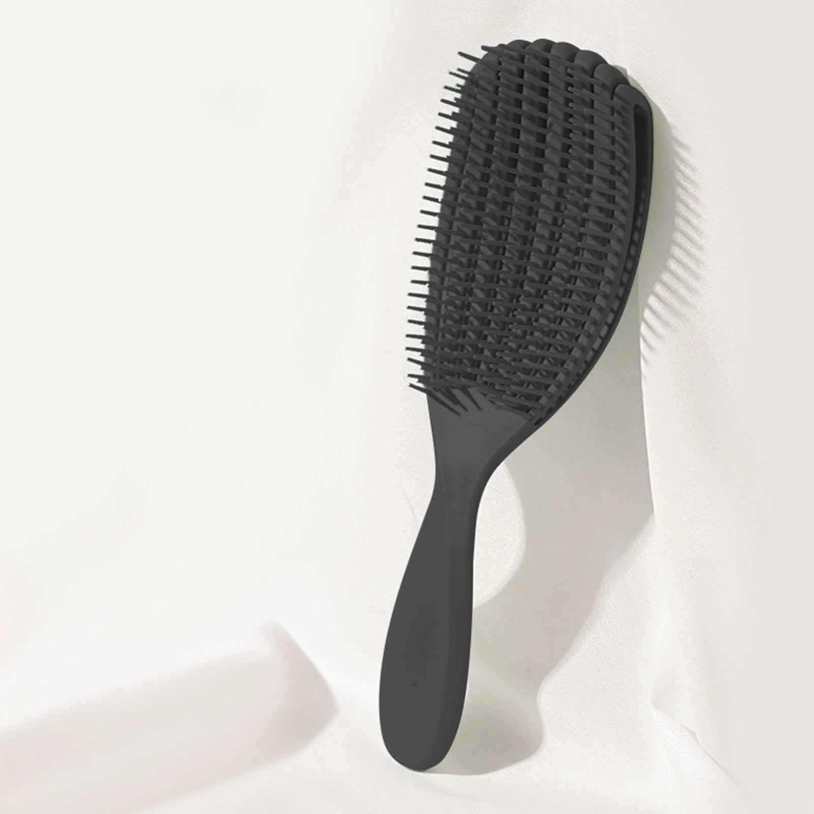 Anti-Static Detangling Brush Flexible Hollow Fluffy Curly Hair Styling Comb for Stubborn Hair Thick Wavy Hair
