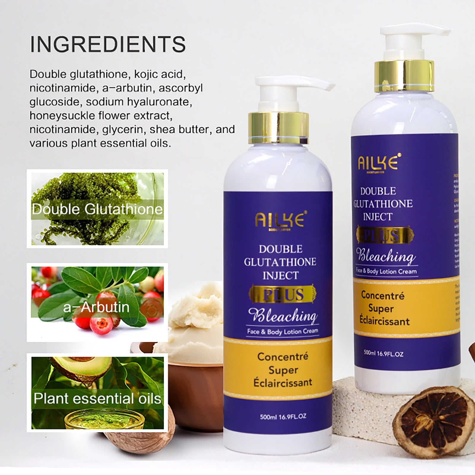 AILKE Anti-Black Spots Intensive Serum, Brightening Serum for an Even & Radiant Complexion, Face Care Against Dark Spots, 120 ml