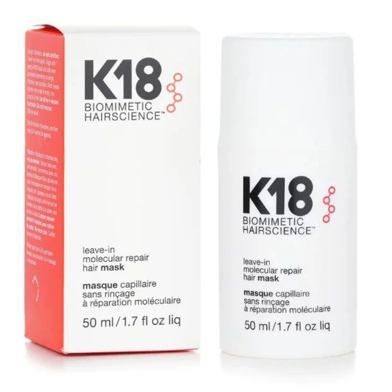 K18 Leave-In Molecular Repair Hair Mask Deep Conditioning Keratin Treatment Soften Hair Smoothing Healthy Hair Care 50ml 150ml