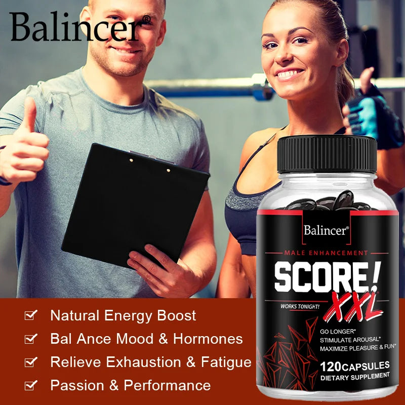 Balincer Score XXL Nitric Oxide Supplement with L Citrulline Maca and Tribulus To Help Build Muscle and Increase Endurance