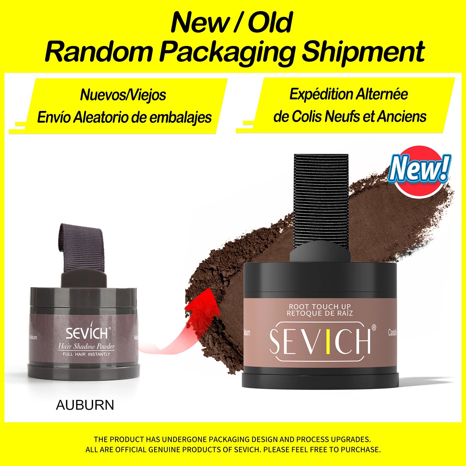 Sevich Hairline Powder 4g Hairline Shadow Powder Makeup Hair Concealer Natural Cover Unisex Hair Loss Product